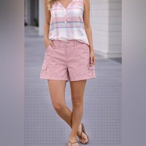 Lee Women's Light Pink Cargo Shorts